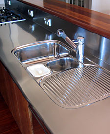stainless kitchen